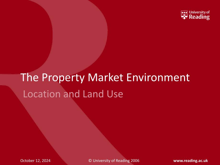 ThePropertyMarketEnvironment1_第1页