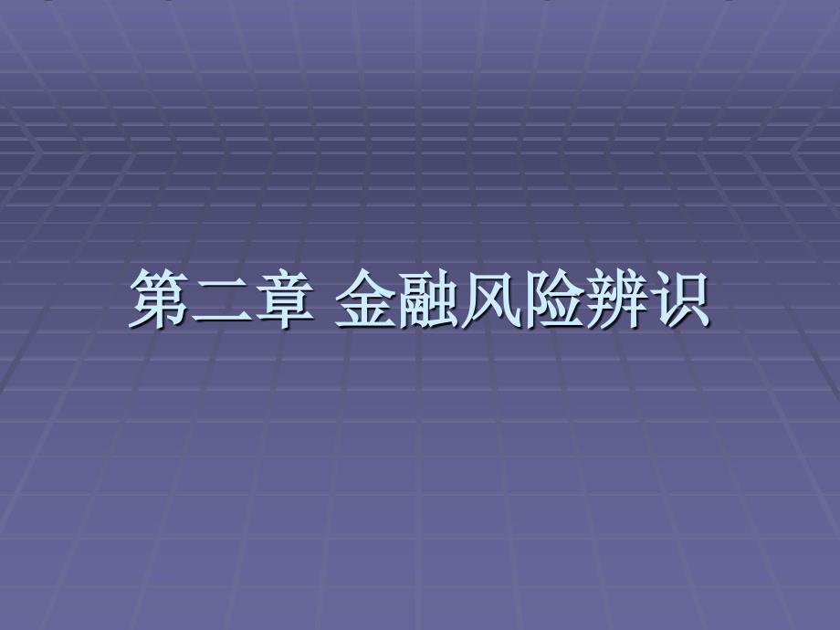 《金融风险辨识》PPT课件_第1页