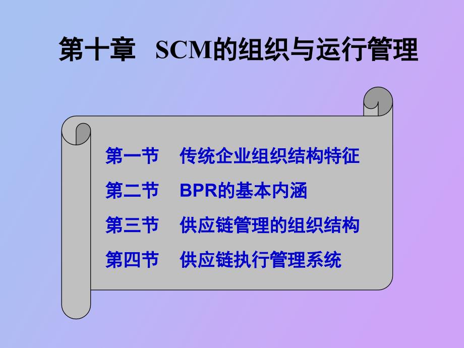 SCM的组织与运行管理_第1页