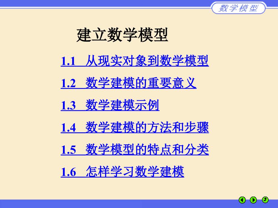 《建立数学模型》PPT课件_第1页