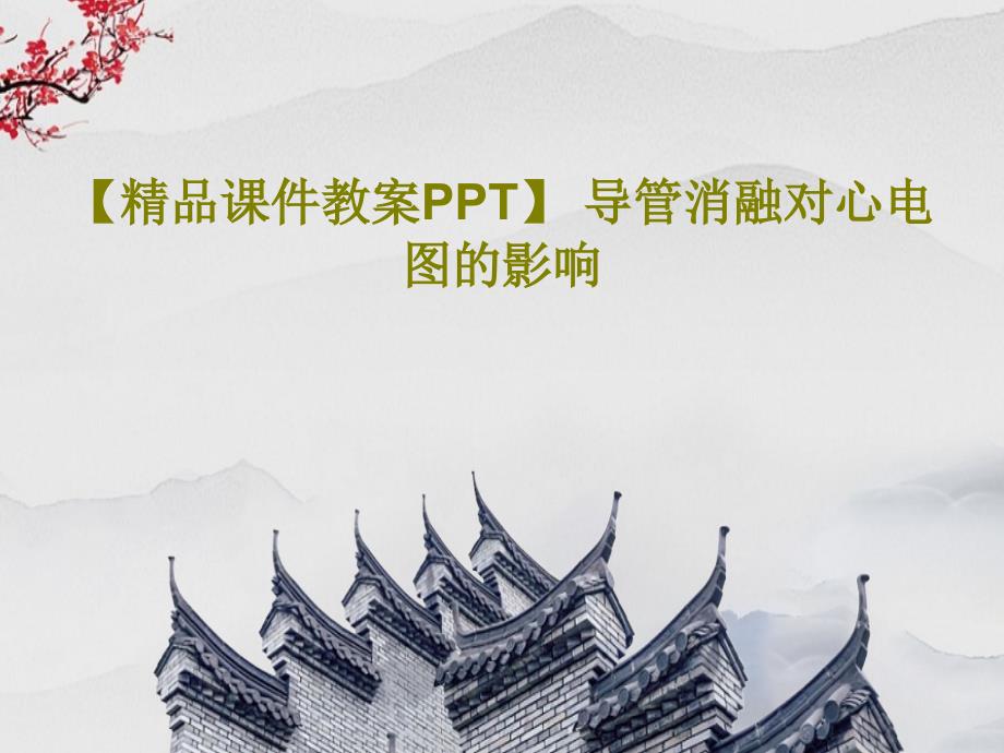 导管消融对心电图的影响课件_第1页