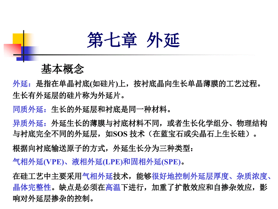 集成电路制造工艺之——外延-ppt课件_第1页