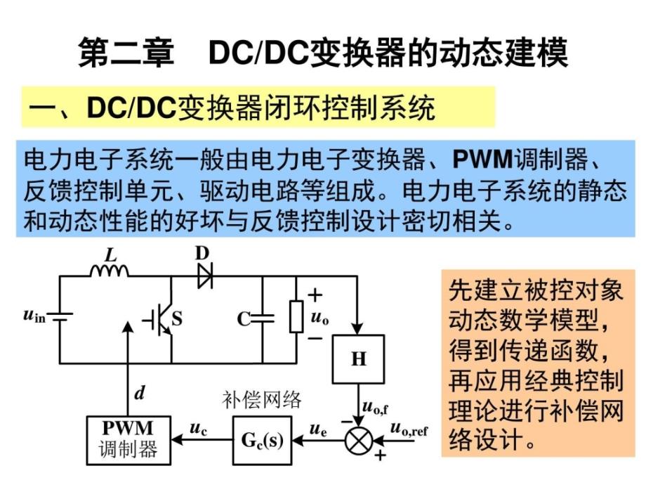 电力电子建模控制方式及系统建模课件_第1页