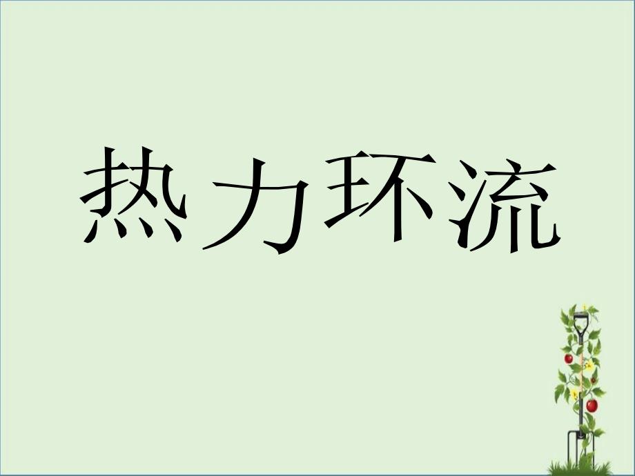 高三一轮复习大气热力环流与大气的水平运动优秀PPT_第1页