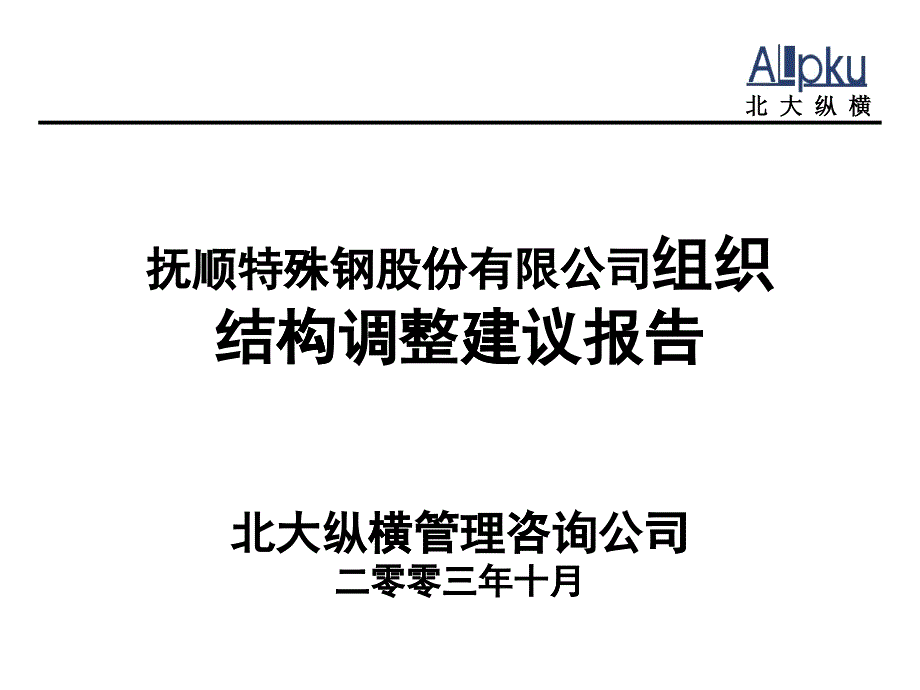 组织结构调整建议报告_第1页