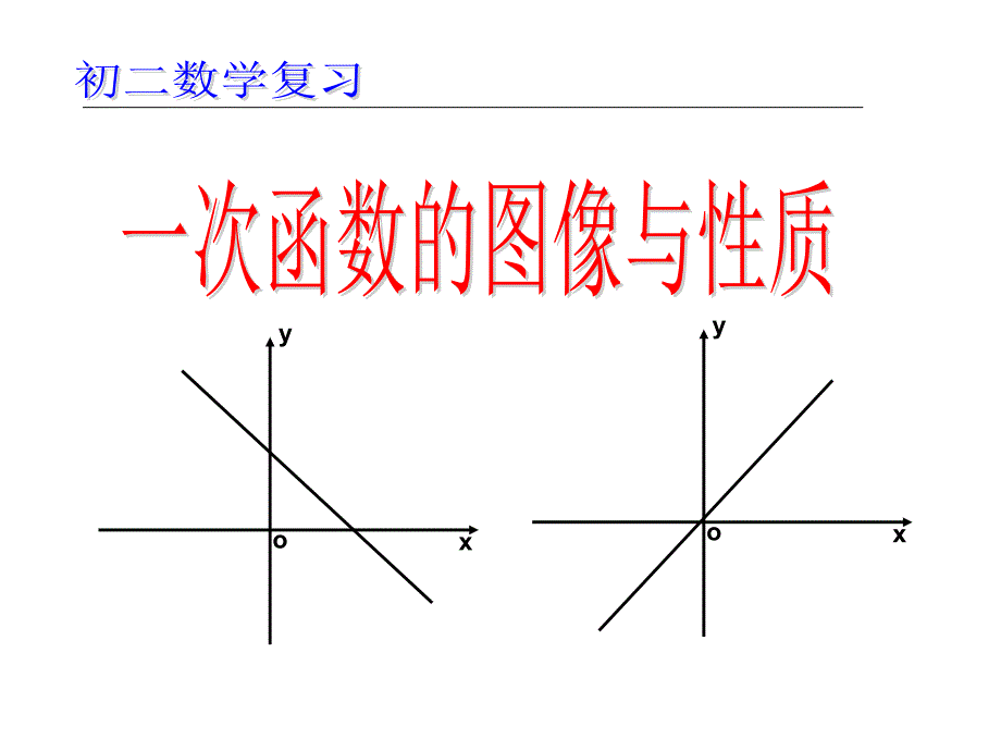 一次函数的图像与性质复习课)_第1页