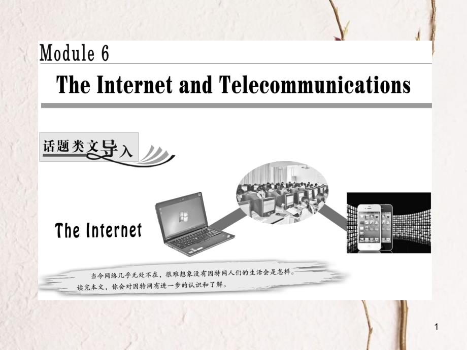 高中英语 Module 6 The Internet and Telecommunications Section Ⅰ Introduction &amp; Reading-Pre-reading课件 外研版必修1[共26页][共26页]_第1页