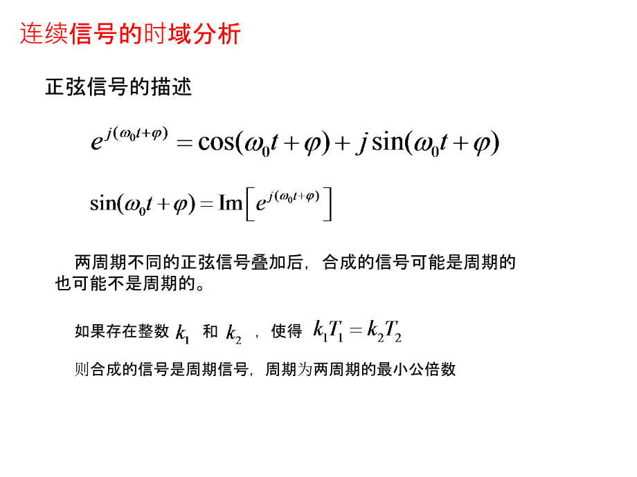 信号分析与处理重要知识点汇总_第1页