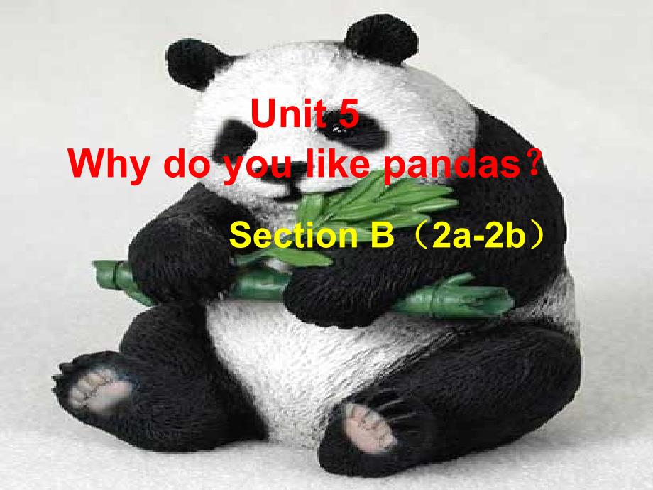 unit5_Why_do_you_like_pandas_section_B_第二课时_第1页