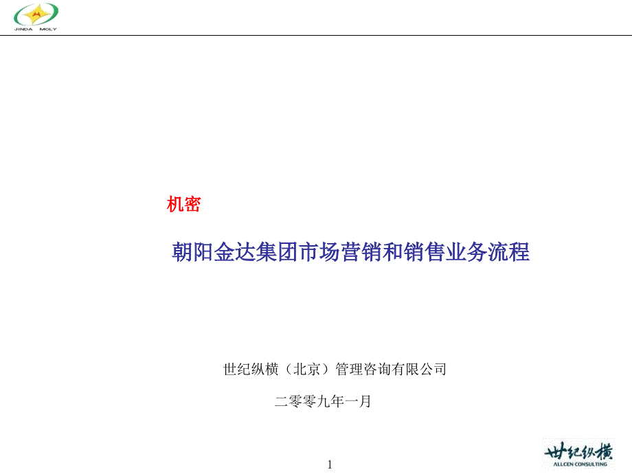 某集团市场营销和销售业务流程_第1页