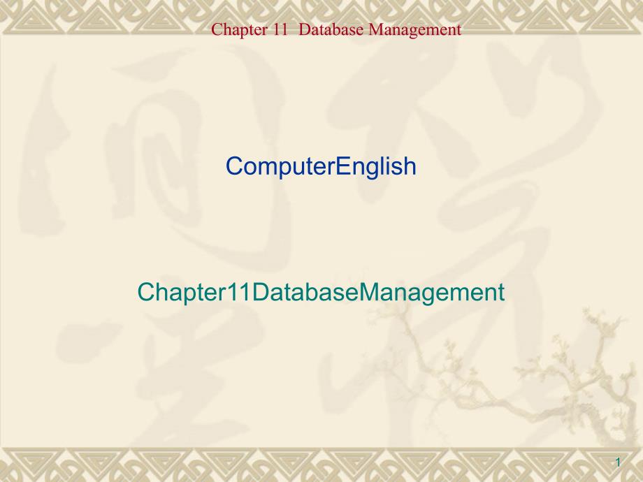 DatabaseManagement(英文版)_第1页