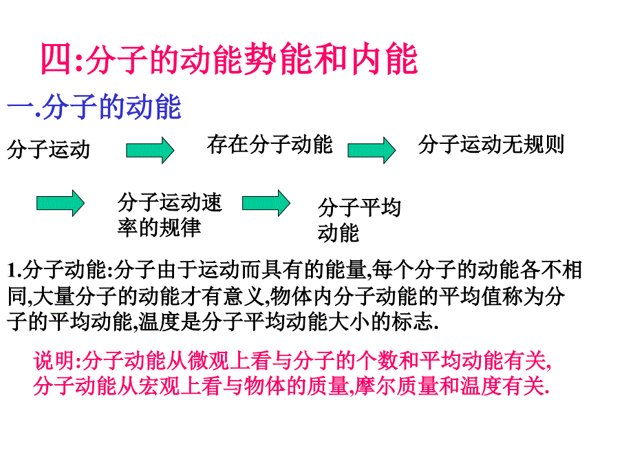 分子的动能势能和内能_第1页