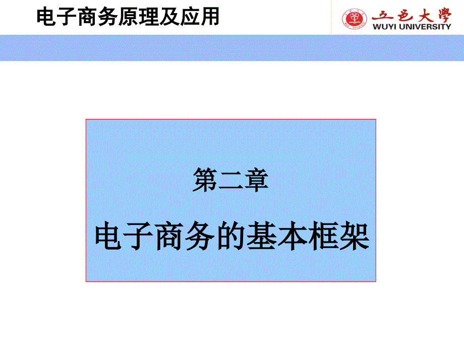 电子商务的基本框架概述_第1页