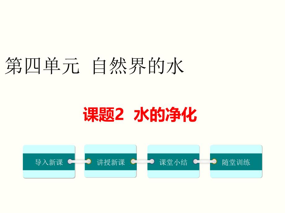 九年级化学课题2-水的净化优秀课件_第1页