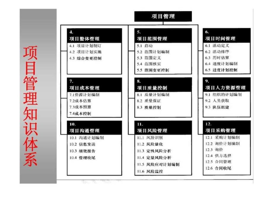 项目管理知识体系_第1页