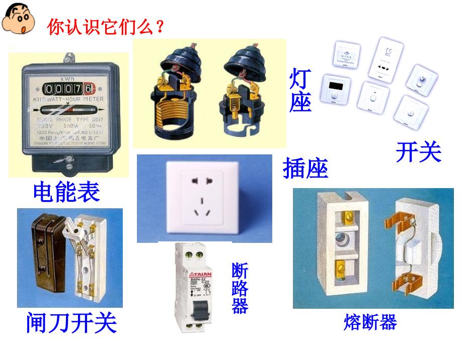 家庭电路与安全用电常识讲解课件_第1页