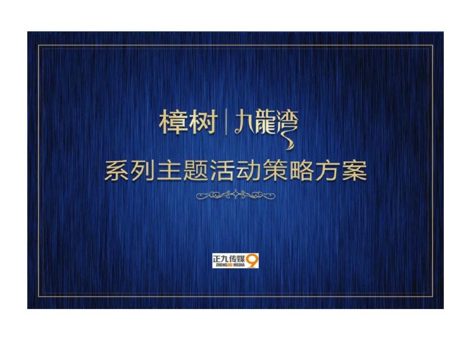 某项目系列主题活动的策划的方案课件_第1页