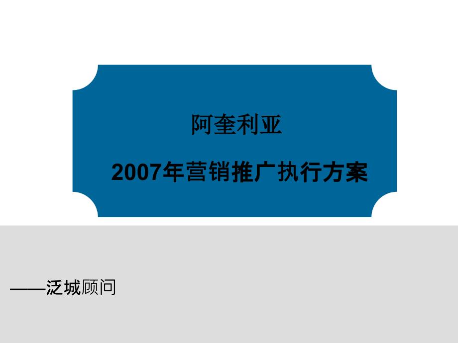 合肥阿奎利亚地产项目营销推广执行方案_第1页