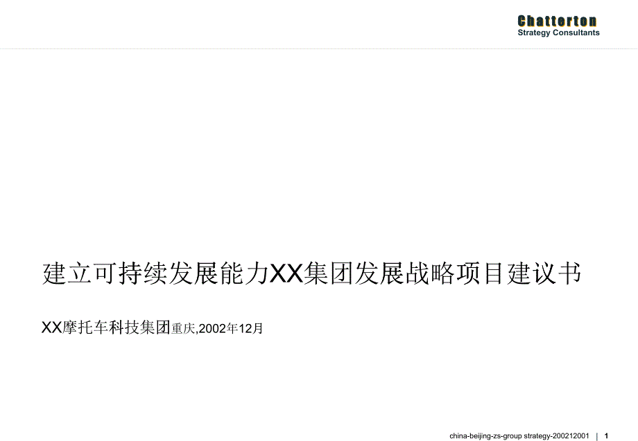 某摩托车集团可持续发展战略建议书_第1页