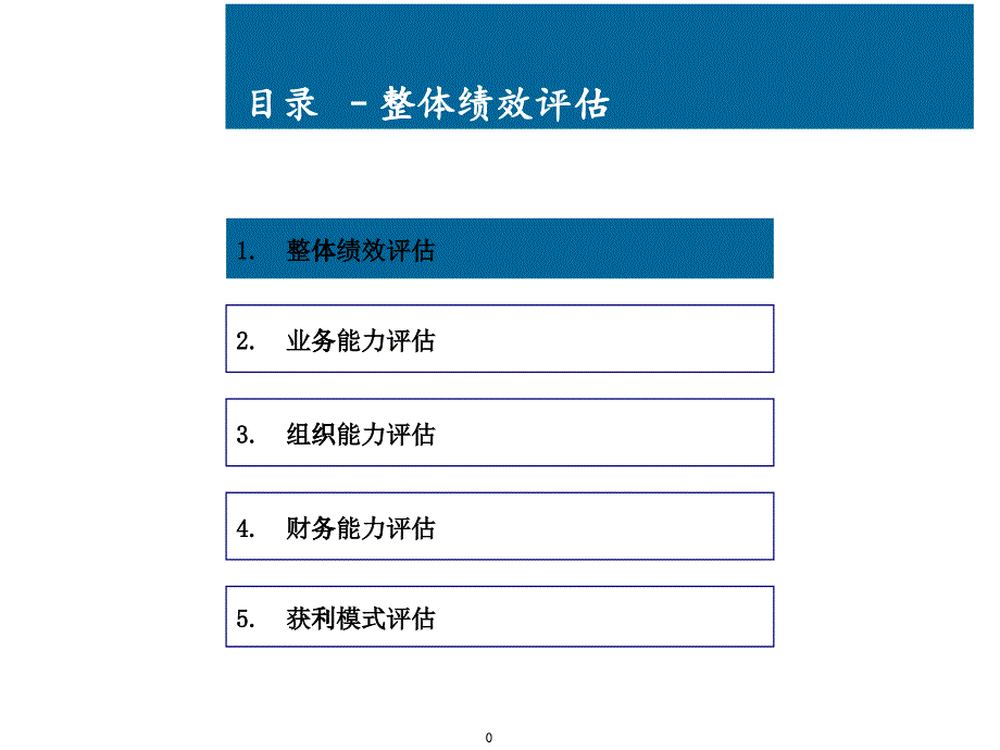 某企业整体绩效评估报告_第1页