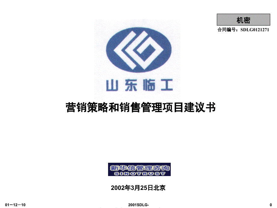 某大型公司营销策略和销售管理项目规划框架_第1页