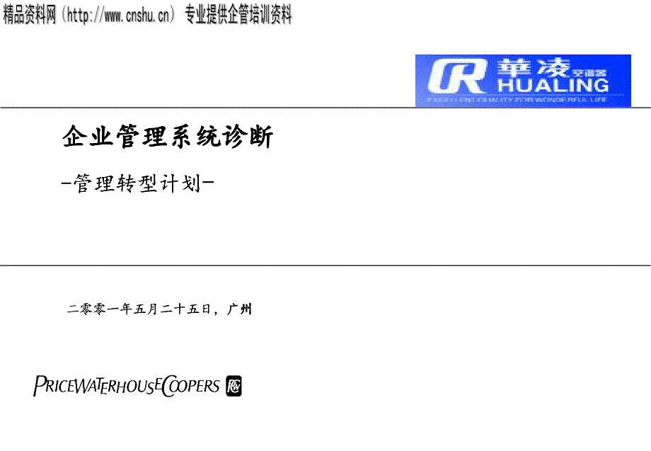 某电器企业管理系统诊断_第1页