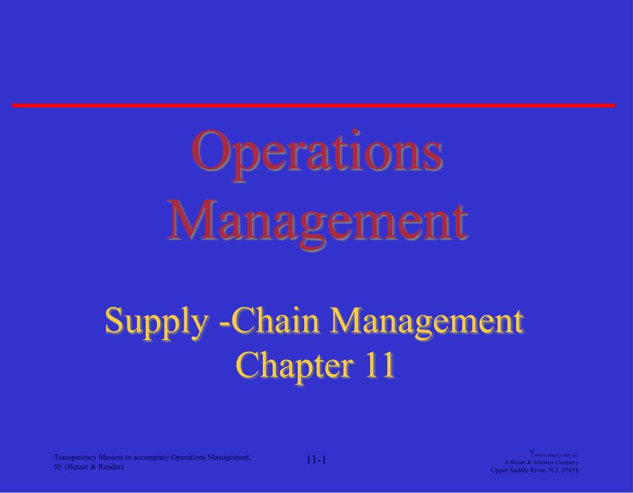 _11Supply-ChainManagement(运营管理,英文版)_第1页