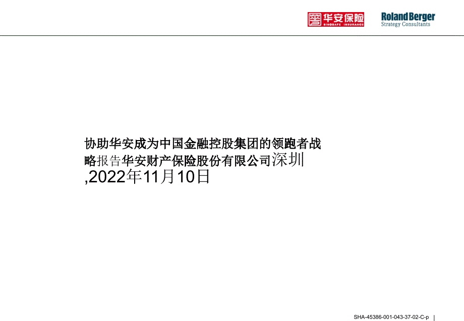 某金融控股集团的领跑者战略报告_第1页