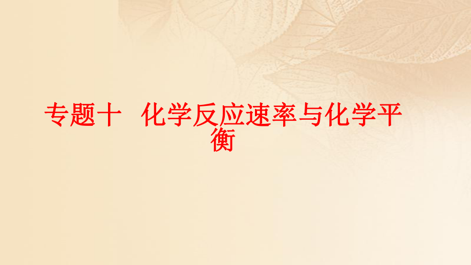 化學(xué)10 化學(xué)反應(yīng)速率與化學(xué)平衡 魯科版_第1頁