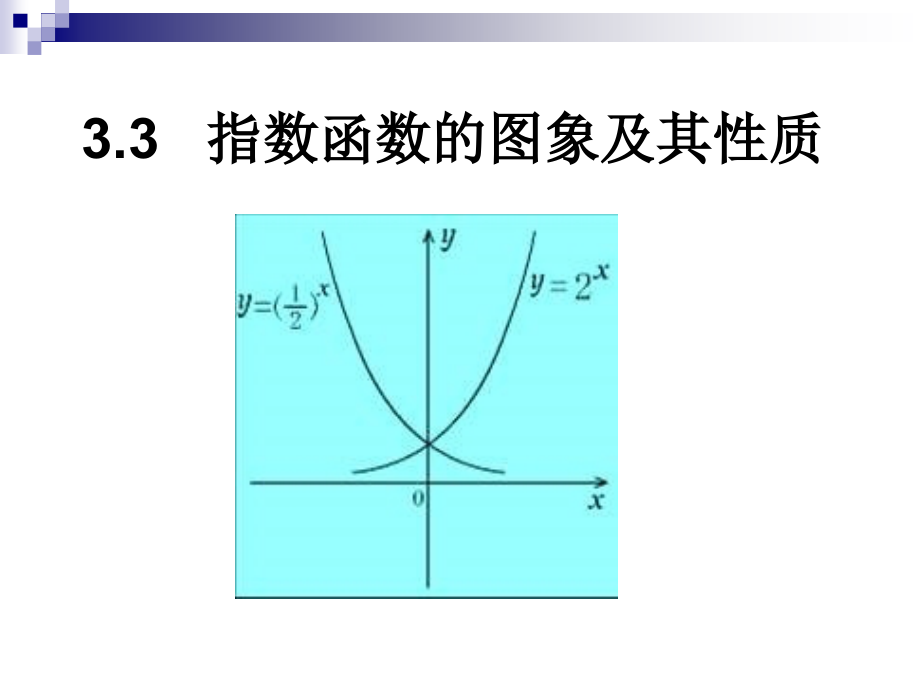 指数函数的图象和性质_第1页