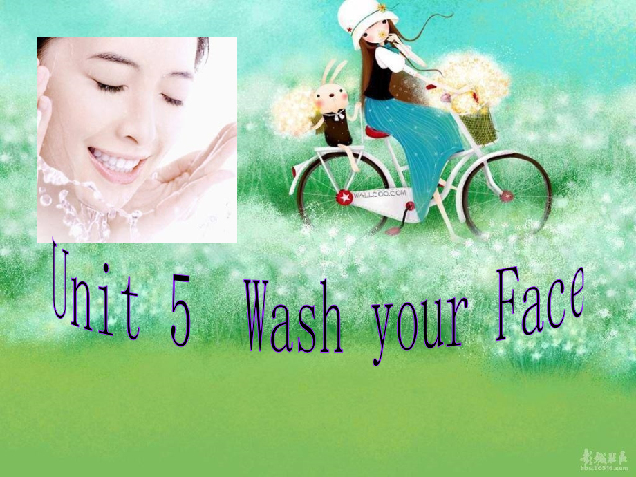 广州版小学英语三年级上册Unit4Washmyface_第1页