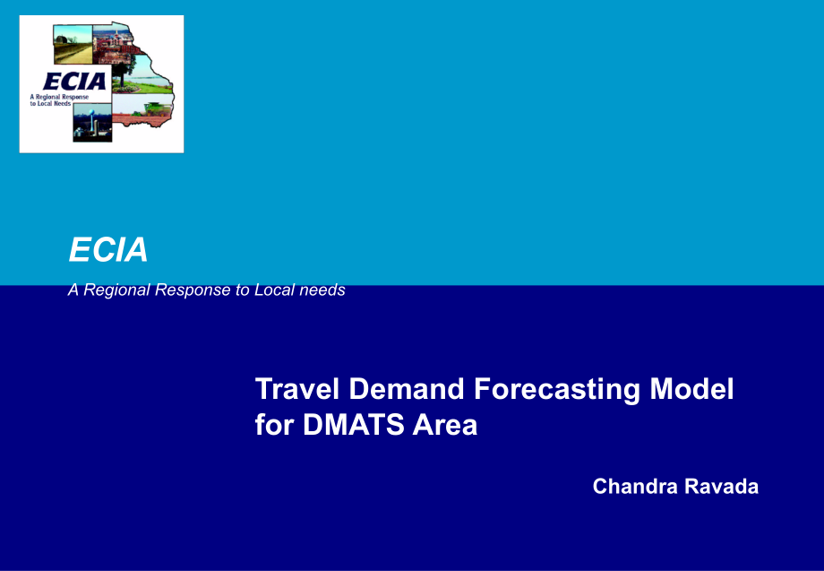 Travel Demand Forecasting Model for DMATS Area_第1页