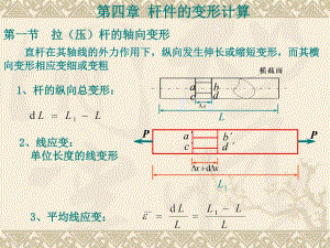 材料力學(xué) 桿件的變形計(jì)算