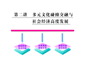 第二單元《多元文化碰撞交融與社會經(jīng)濟(jì)高度發(fā)展》