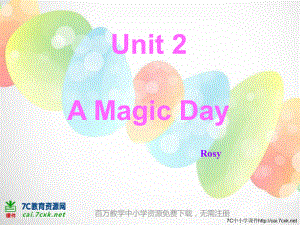 廣東版開(kāi)心學(xué)英語(yǔ)六年級(jí)下冊(cè)u(píng)nit 2《a magic day》課件1(1)