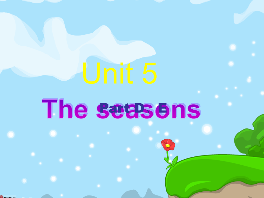 牛津小學(xué)英語6B Unit5 The seasons(DE)公開課_第1頁