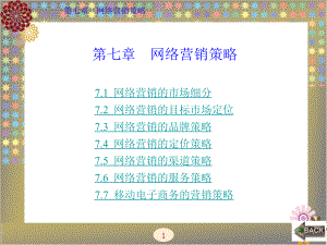 電子商務(wù)基礎(chǔ)與應(yīng)用（西電版）第7章 網(wǎng)絡(luò)營銷策略