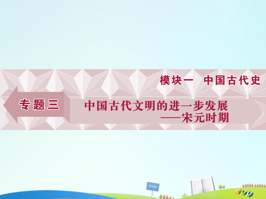 （通史版）2017高考历史总复习 专题三 中国古代文明的进一步发展——宋元时期 第4讲 宋元时期的政治、经济与思想文化课件_第1页