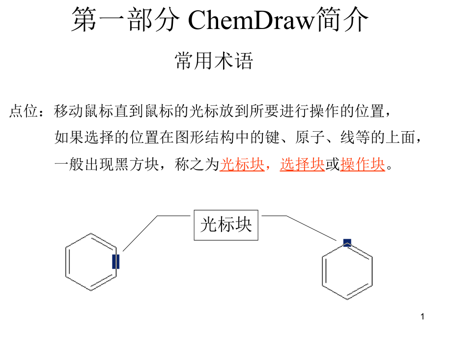 ChemDraw教程_第1页