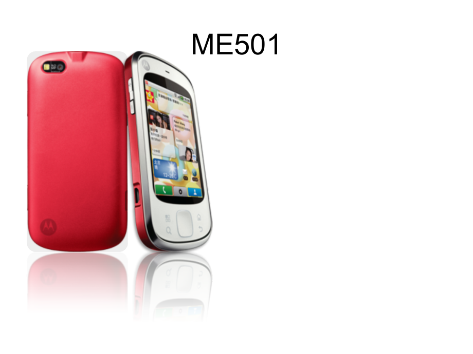 MOTO ME501手机产品介绍说明手册_第1页