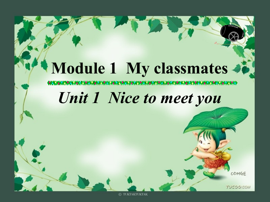 七年级英语上册Module1Unit1课件外研版_第1页