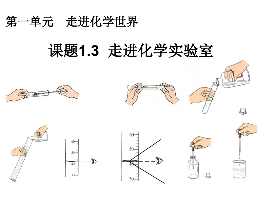 13走进化学实验室_第1页