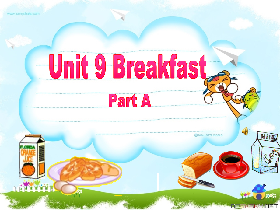 牛津小學英語4B Unit9 Breakfast(A)公開課_第1頁