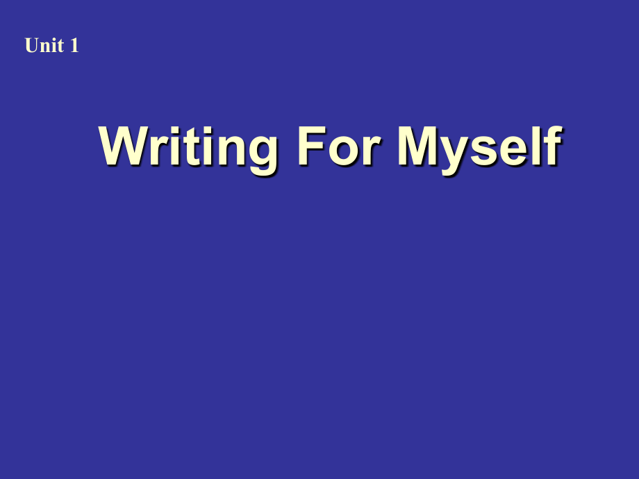 Writing For Myself╲t1307页中的必备呀untilthat是对not_第1页