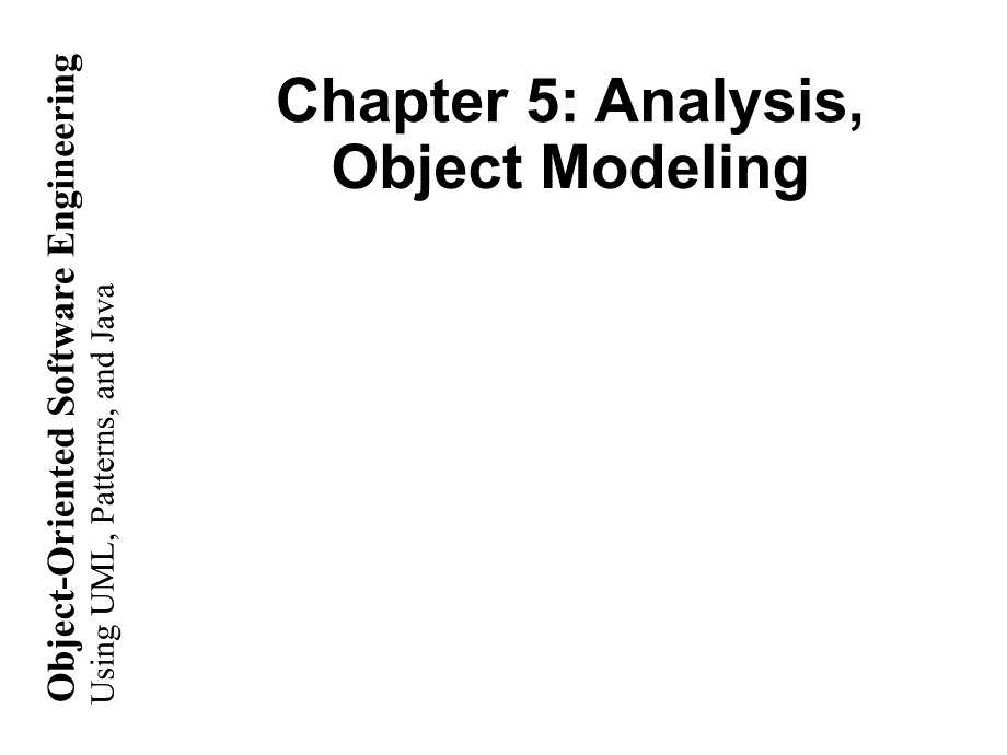 Chapter5Analysis,ObjectModeling_第1页