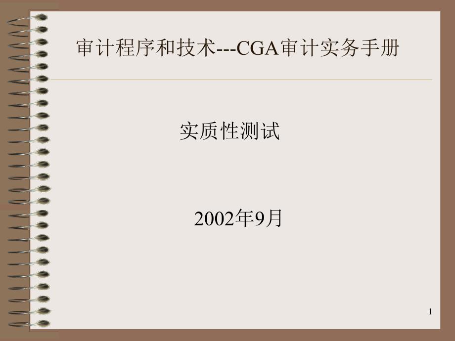 审计程序和技术CGA1_第1页