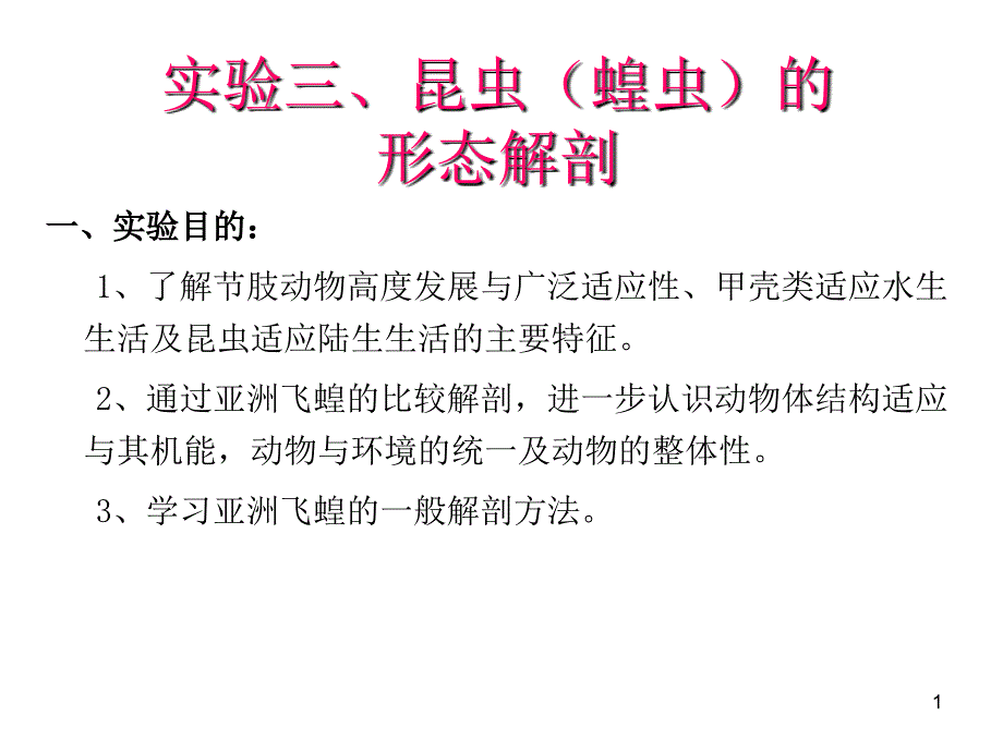 实验三昆虫的解剖与昆虫采集及分类_第1页