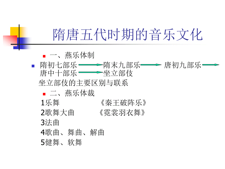 隋唐五代时期的音乐文化_第1页