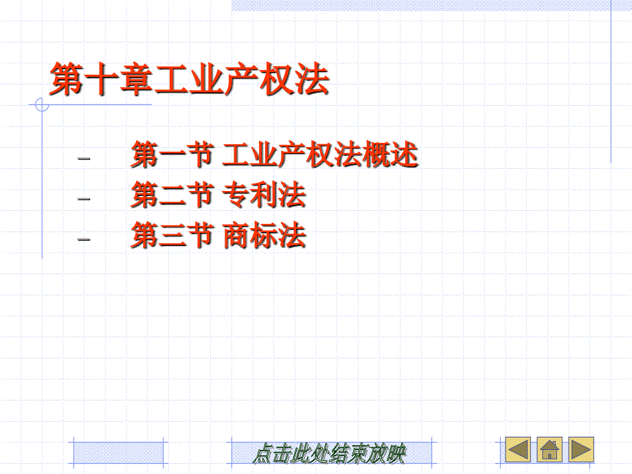 《国际商法》高职课件第十章　工业产权法_第1页