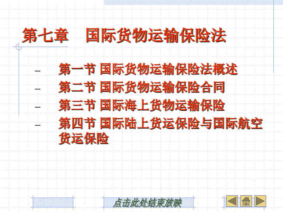 《国际商法》高职课件第七章 国际货物运输法_第1页